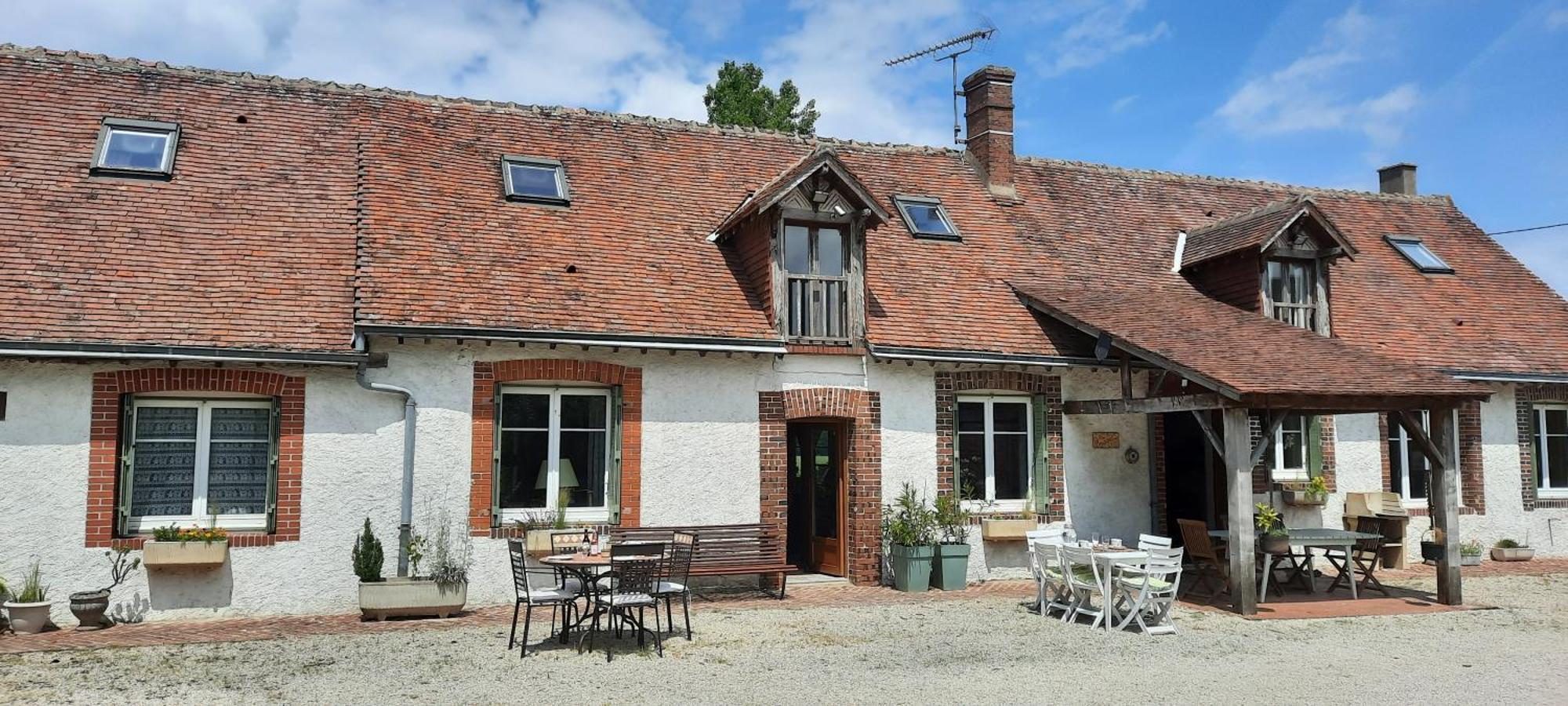 B&B Ferme De La Rouzannerie Pour 2 Ou Famille Lanneray Exterior foto